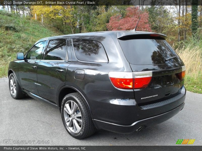 Brilliant Black Crystal Pearl / Black 2013 Dodge Durango SXT