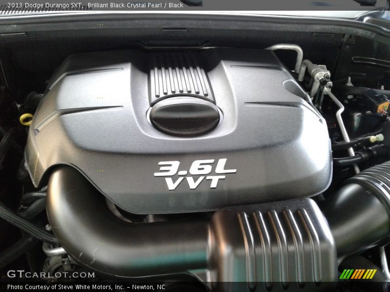 Brilliant Black Crystal Pearl / Black 2013 Dodge Durango SXT