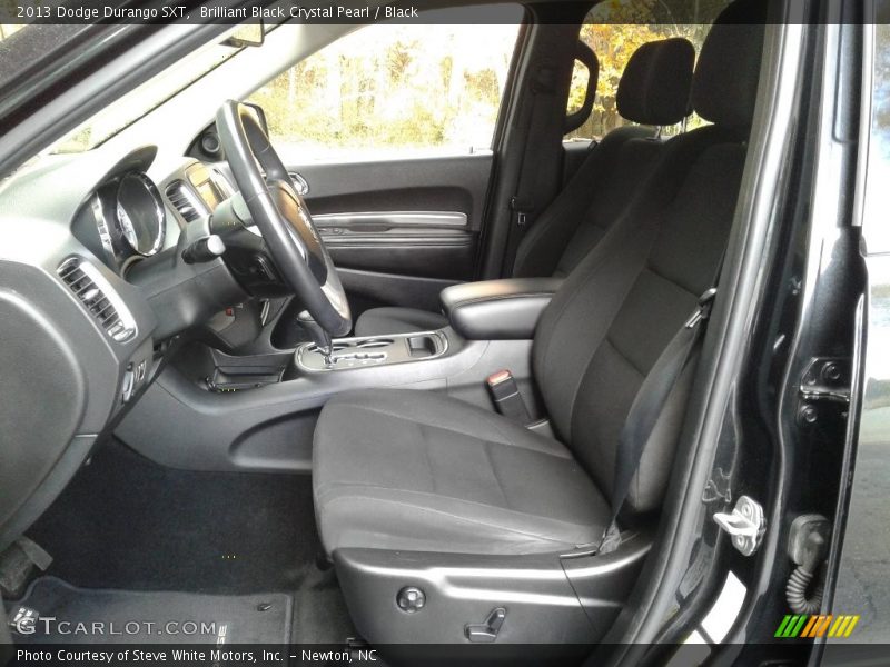 Brilliant Black Crystal Pearl / Black 2013 Dodge Durango SXT