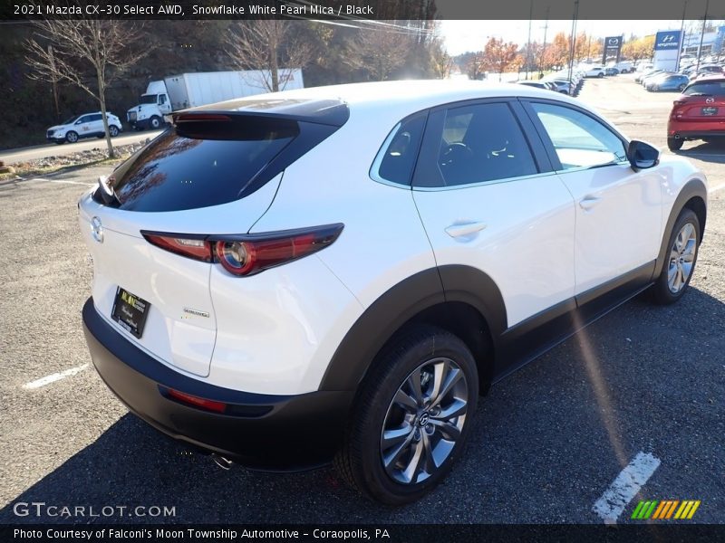 Snowflake White Pearl Mica / Black 2021 Mazda CX-30 Select AWD