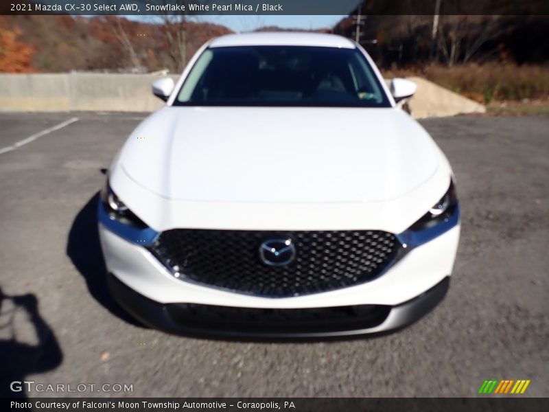 Snowflake White Pearl Mica / Black 2021 Mazda CX-30 Select AWD