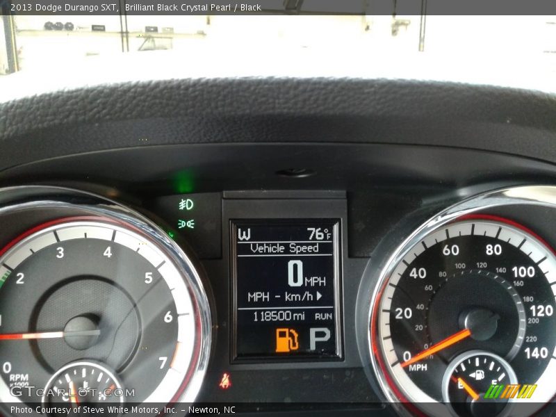 Brilliant Black Crystal Pearl / Black 2013 Dodge Durango SXT