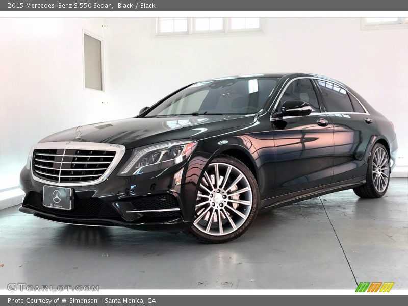 Black / Black 2015 Mercedes-Benz S 550 Sedan