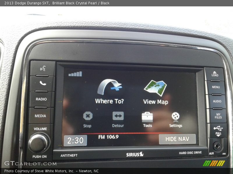 Brilliant Black Crystal Pearl / Black 2013 Dodge Durango SXT
