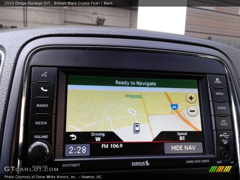 Brilliant Black Crystal Pearl / Black 2013 Dodge Durango SXT