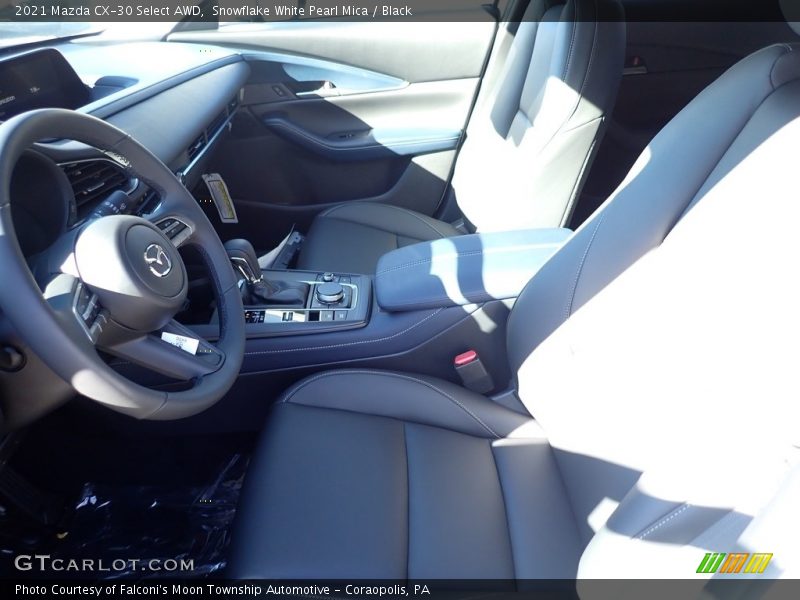 Snowflake White Pearl Mica / Black 2021 Mazda CX-30 Select AWD