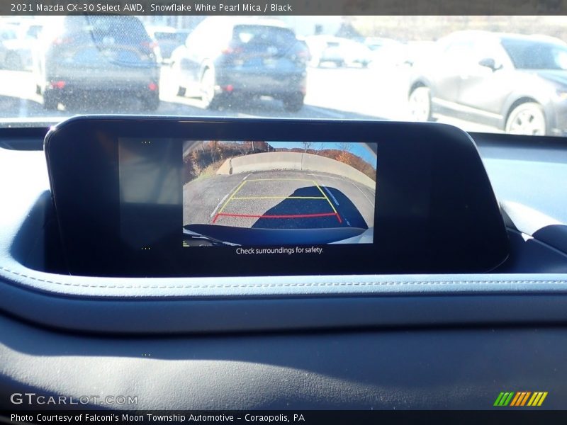 Snowflake White Pearl Mica / Black 2021 Mazda CX-30 Select AWD