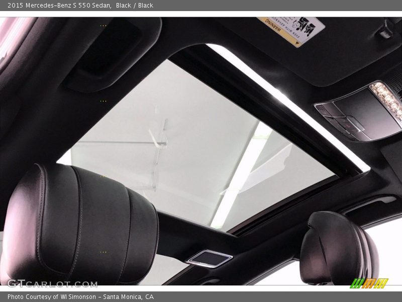 Black / Black 2015 Mercedes-Benz S 550 Sedan