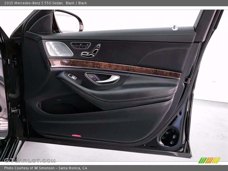 Black / Black 2015 Mercedes-Benz S 550 Sedan