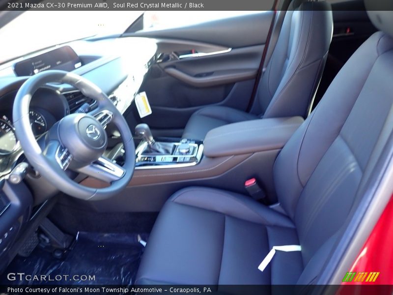 Soul Red Crystal Metallic / Black 2021 Mazda CX-30 Premium AWD