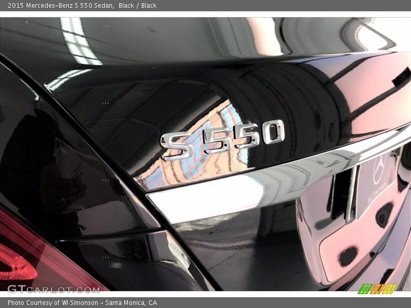 Black / Black 2015 Mercedes-Benz S 550 Sedan