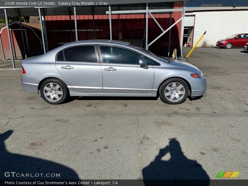 Galaxy Gray Metallic / Gray 2008 Honda Civic LX Sedan