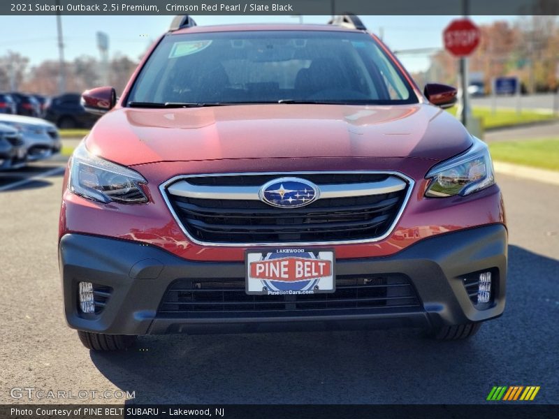 Crimson Red Pearl / Slate Black 2021 Subaru Outback 2.5i Premium