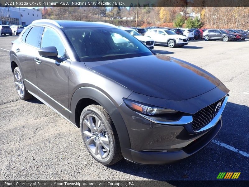 Machine Gray Metallic / Black 2021 Mazda CX-30 Premium AWD