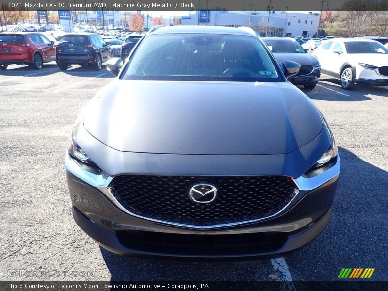 Machine Gray Metallic / Black 2021 Mazda CX-30 Premium AWD