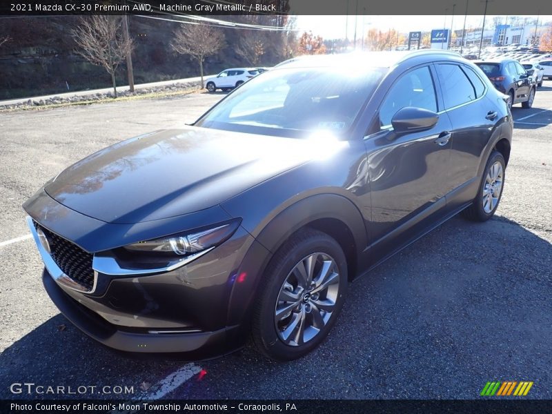 Machine Gray Metallic / Black 2021 Mazda CX-30 Premium AWD