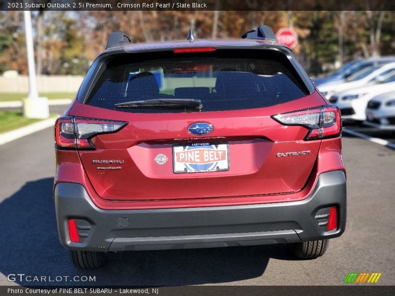 Crimson Red Pearl / Slate Black 2021 Subaru Outback 2.5i Premium