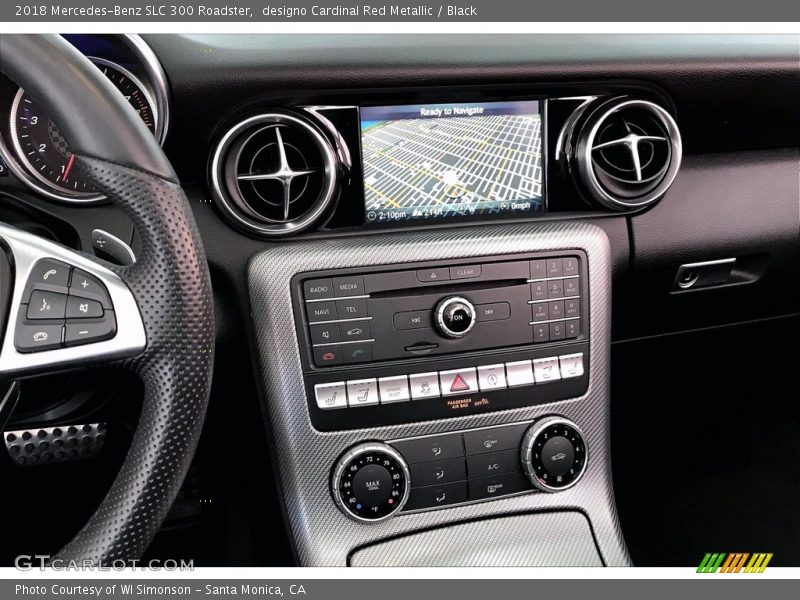 designo Cardinal Red Metallic / Black 2018 Mercedes-Benz SLC 300 Roadster