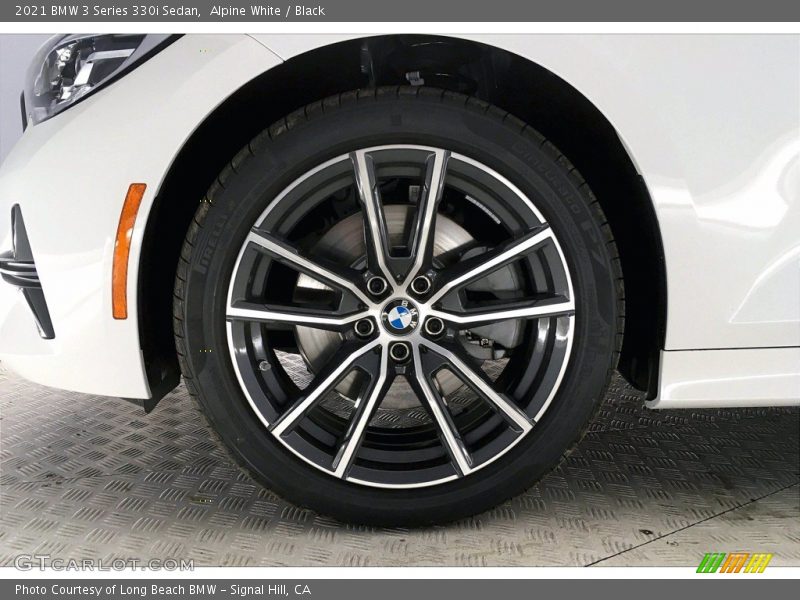 Alpine White / Black 2021 BMW 3 Series 330i Sedan