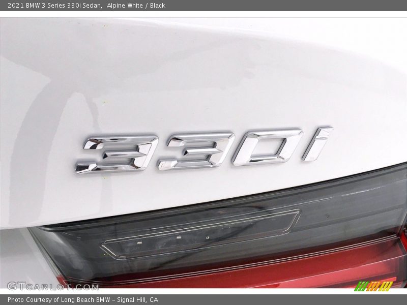 Alpine White / Black 2021 BMW 3 Series 330i Sedan