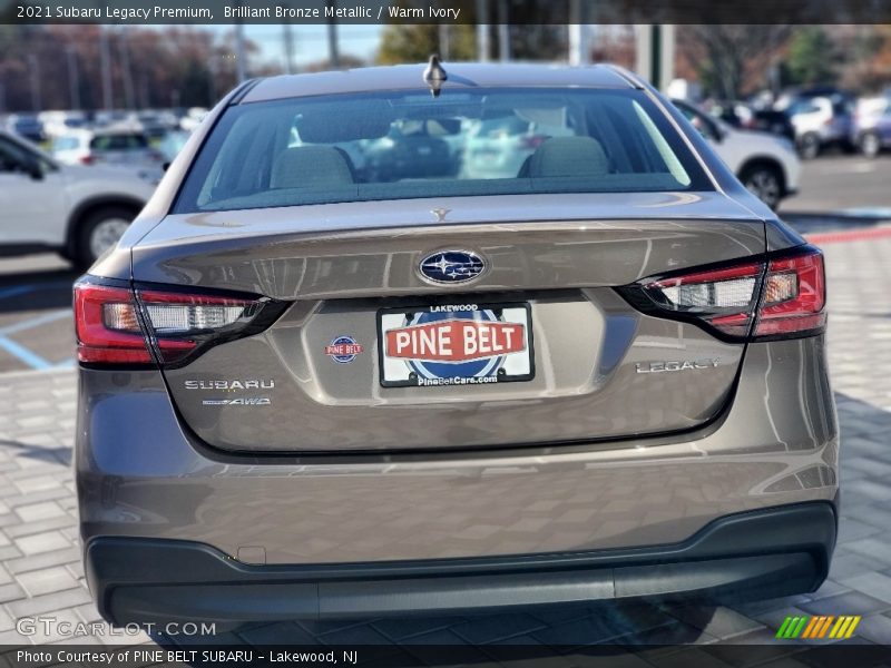 Brilliant Bronze Metallic / Warm Ivory 2021 Subaru Legacy Premium