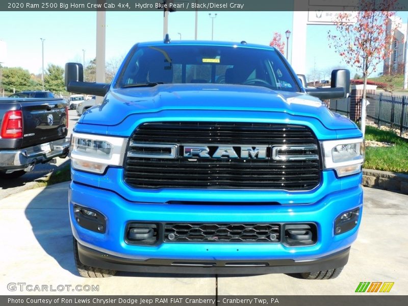 Hydro Blue Pearl / Black/Diesel Gray 2020 Ram 2500 Big Horn Crew Cab 4x4