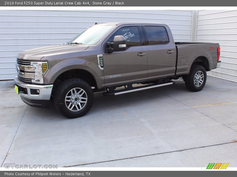 Stone Gray / Black 2019 Ford F250 Super Duty Lariat Crew Cab 4x4