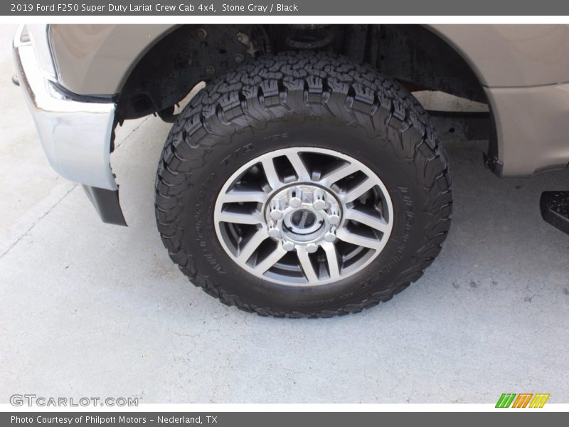 Stone Gray / Black 2019 Ford F250 Super Duty Lariat Crew Cab 4x4