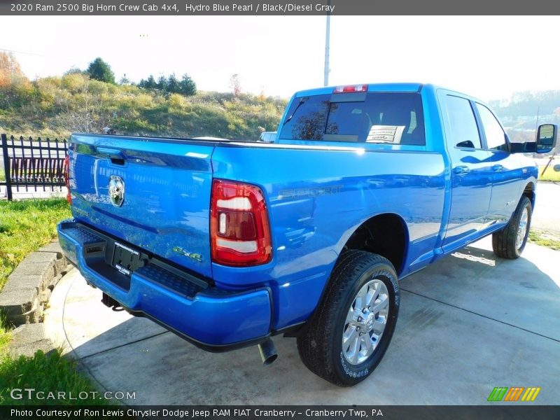 Hydro Blue Pearl / Black/Diesel Gray 2020 Ram 2500 Big Horn Crew Cab 4x4