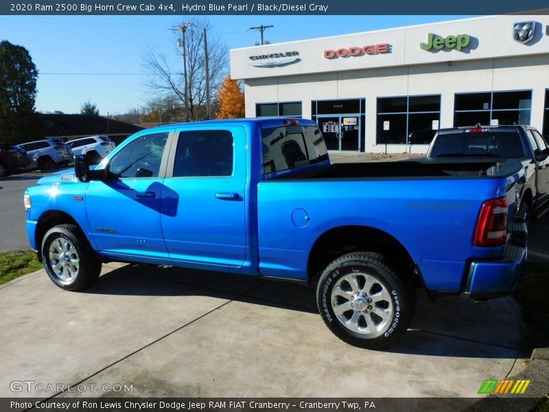 Hydro Blue Pearl / Black/Diesel Gray 2020 Ram 2500 Big Horn Crew Cab 4x4