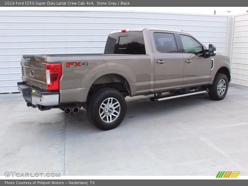 Stone Gray / Black 2019 Ford F250 Super Duty Lariat Crew Cab 4x4