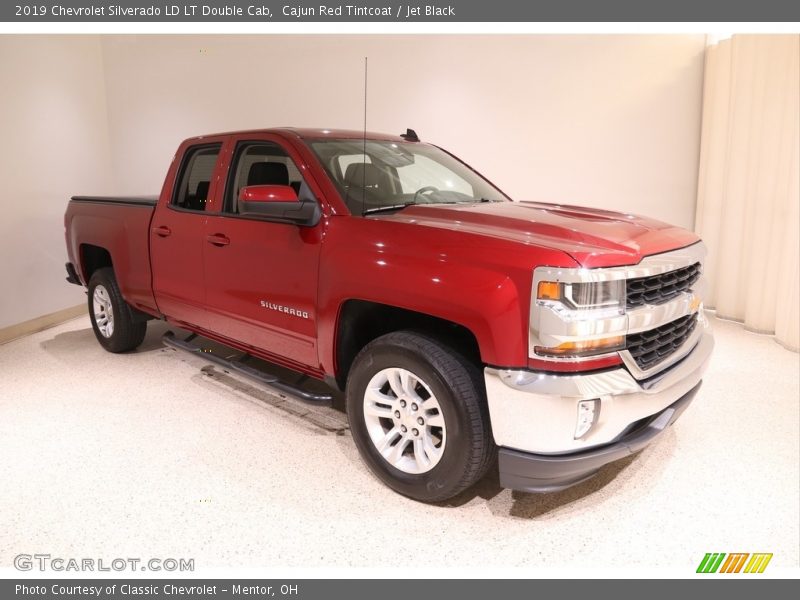 Cajun Red Tintcoat / Jet Black 2019 Chevrolet Silverado LD LT Double Cab