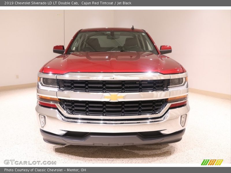 Cajun Red Tintcoat / Jet Black 2019 Chevrolet Silverado LD LT Double Cab