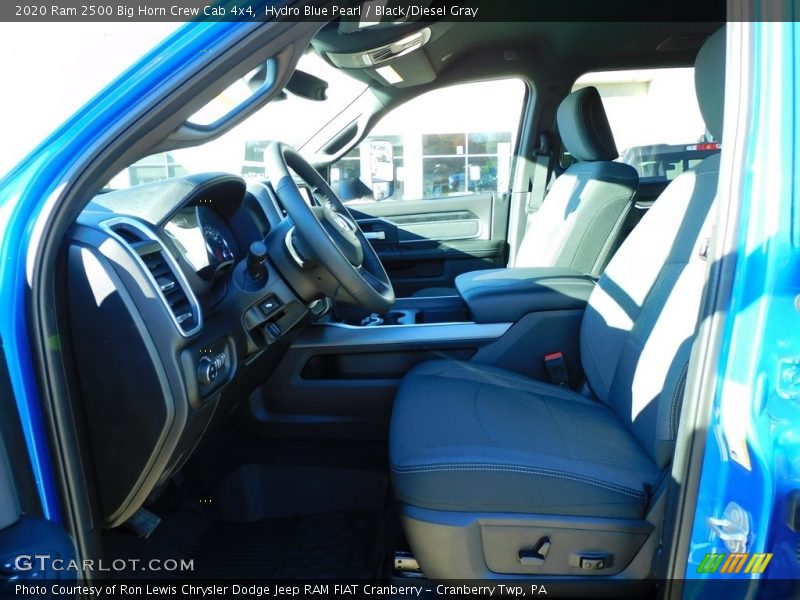 Hydro Blue Pearl / Black/Diesel Gray 2020 Ram 2500 Big Horn Crew Cab 4x4