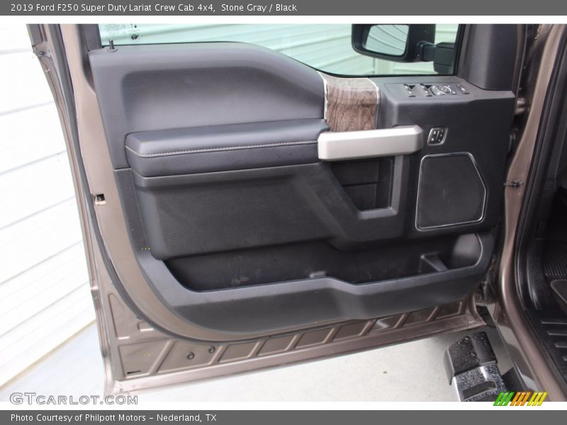 Stone Gray / Black 2019 Ford F250 Super Duty Lariat Crew Cab 4x4