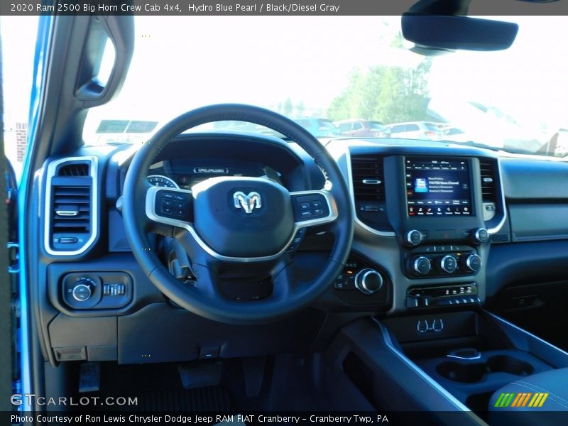 Hydro Blue Pearl / Black/Diesel Gray 2020 Ram 2500 Big Horn Crew Cab 4x4