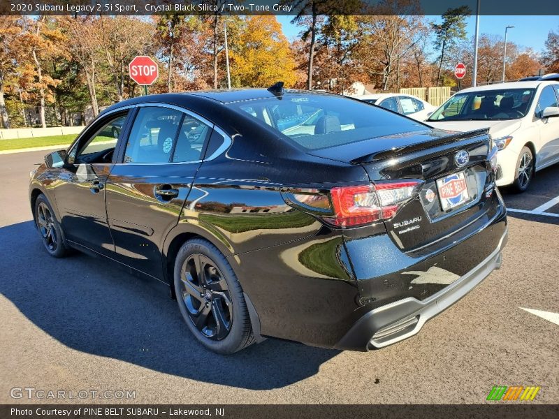 Crystal Black Silica / Two-Tone Gray 2020 Subaru Legacy 2.5i Sport