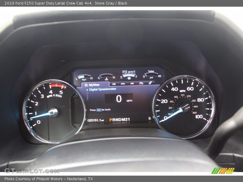 Stone Gray / Black 2019 Ford F250 Super Duty Lariat Crew Cab 4x4
