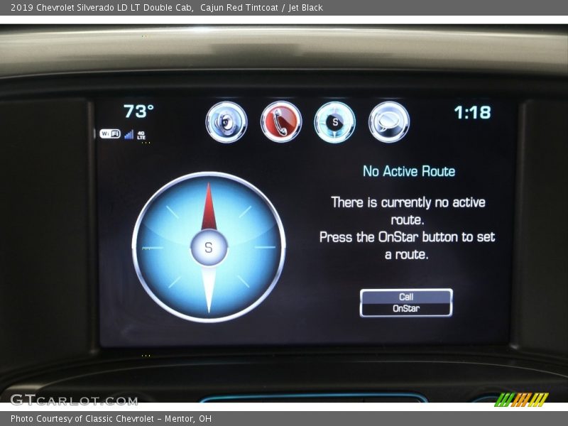 Cajun Red Tintcoat / Jet Black 2019 Chevrolet Silverado LD LT Double Cab
