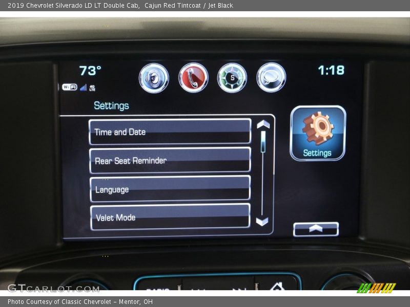 Cajun Red Tintcoat / Jet Black 2019 Chevrolet Silverado LD LT Double Cab