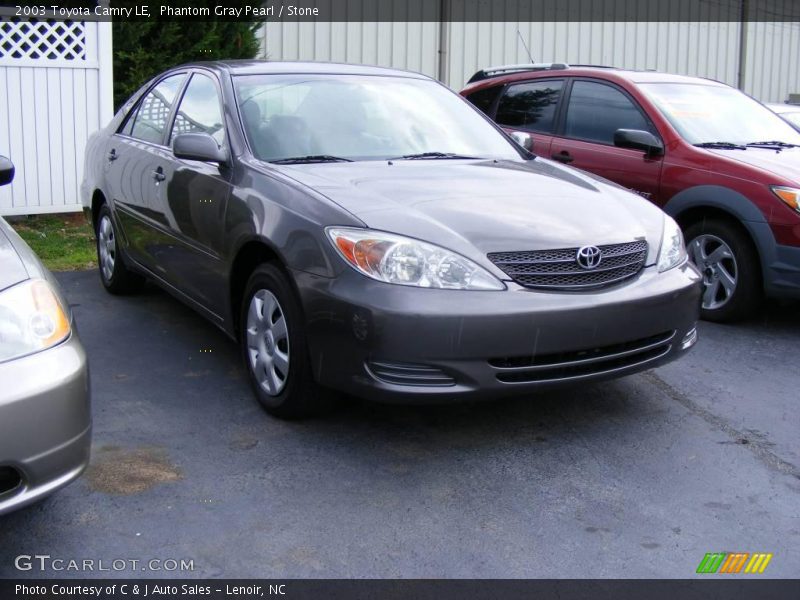Phantom Gray Pearl / Stone 2003 Toyota Camry LE