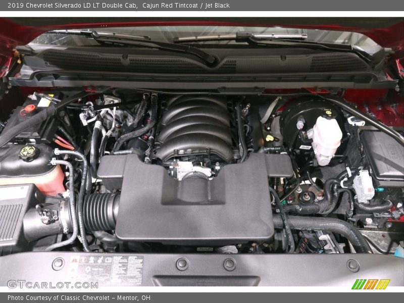 Cajun Red Tintcoat / Jet Black 2019 Chevrolet Silverado LD LT Double Cab