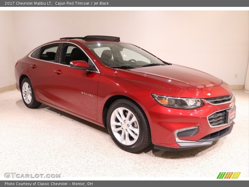 Cajun Red Tintcoat / Jet Black 2017 Chevrolet Malibu LT