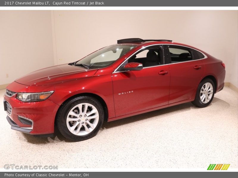 Cajun Red Tintcoat / Jet Black 2017 Chevrolet Malibu LT