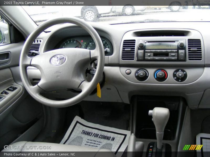Phantom Gray Pearl / Stone 2003 Toyota Camry LE