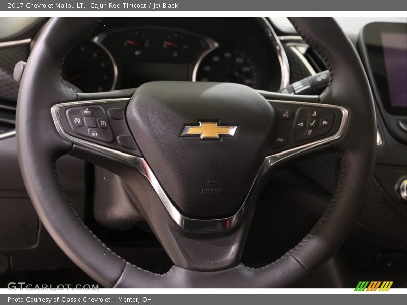 Cajun Red Tintcoat / Jet Black 2017 Chevrolet Malibu LT