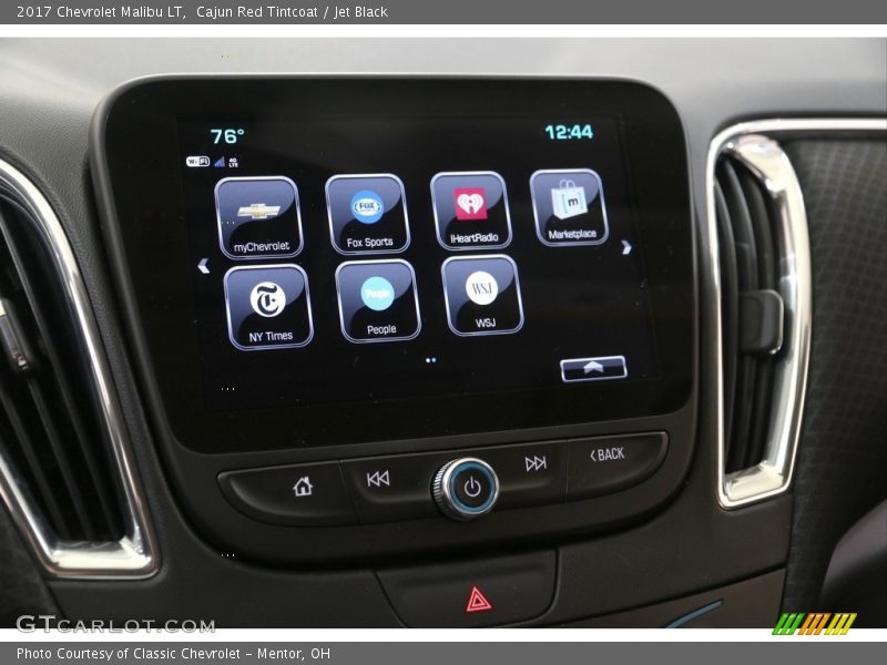 Cajun Red Tintcoat / Jet Black 2017 Chevrolet Malibu LT