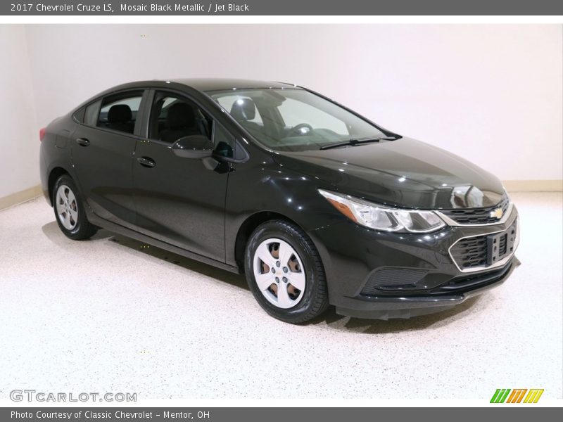 Mosaic Black Metallic / Jet Black 2017 Chevrolet Cruze LS