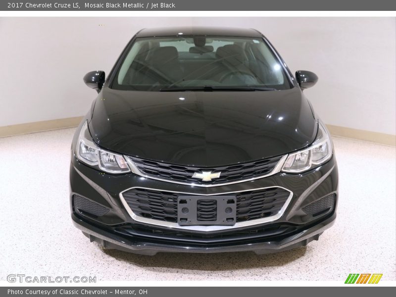 Mosaic Black Metallic / Jet Black 2017 Chevrolet Cruze LS