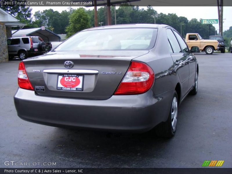 Phantom Gray Pearl / Stone 2003 Toyota Camry LE